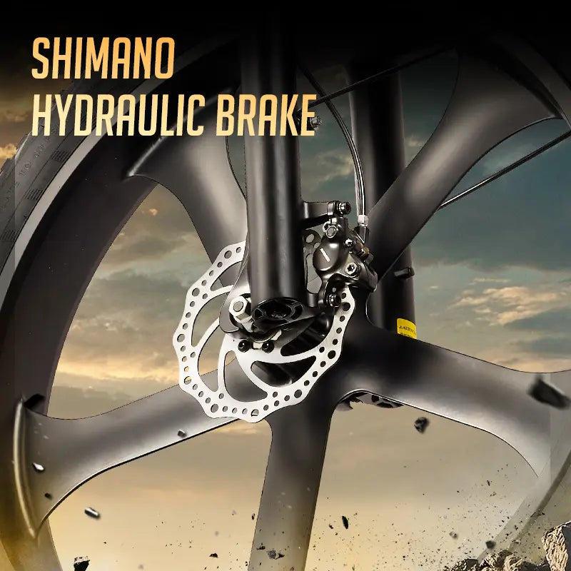 RANDRIDE YX90M E-Mountainbike 48V 13.6Ah Full Suspension Hydraulic brakes 26"Tires