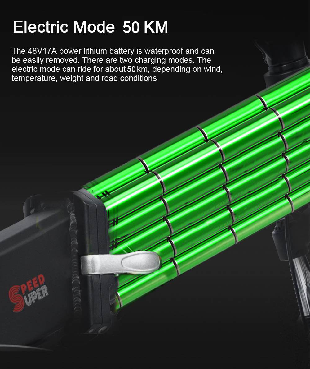 RANDRIDE YX20M Fatbike 48V 17Ah 1000W 45km/h Full Suspension 20*4.0"Tires