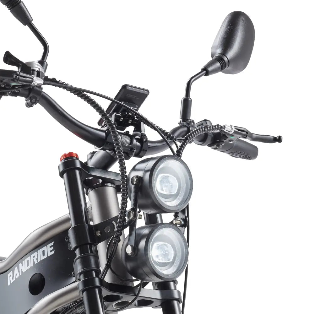 [EU] RANDRIDE DM711 E-motorcycle 1000W*2 Dual Motor 45km/h Speed 48V 20Ah 20*4.0" tires
