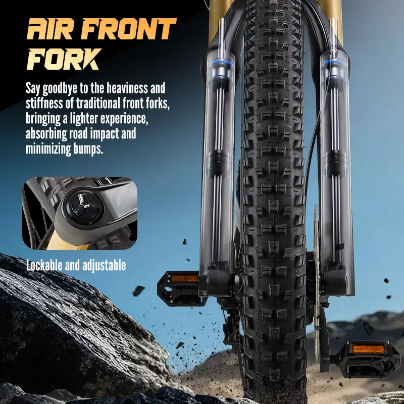 RANDRIDE MX500 E-Mountainbike 48V 15Ah 90-150km hydraulic brakes 27.5"Aldult Electric Bicycle