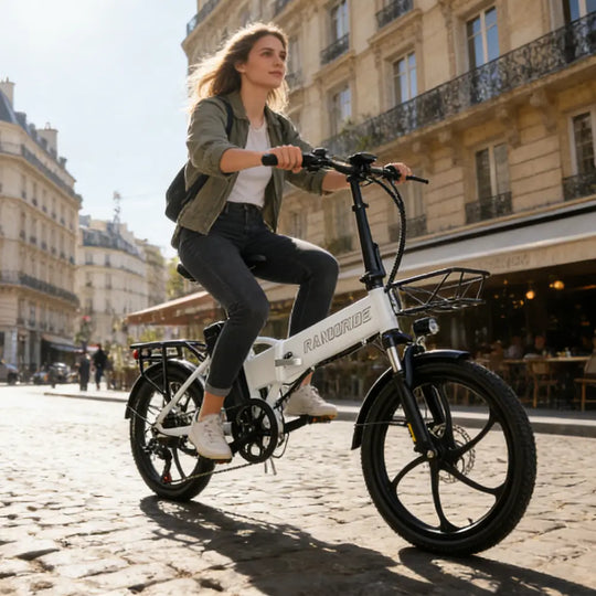 [EU] RANDRIDE YA20 City E-bike 48V 12.8Ah 40-50km Range 20" Tires Foldable