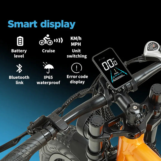 RANDRIDE YX80M-2 E-Mountainbike 48V 20Ah 1000W*2 Double suspension 26" Fatbike