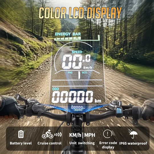 RANDRIDE YX90M E-Mountainbike 48V 13.6Ah Full Suspension Hydraulic brakes 26"Tires