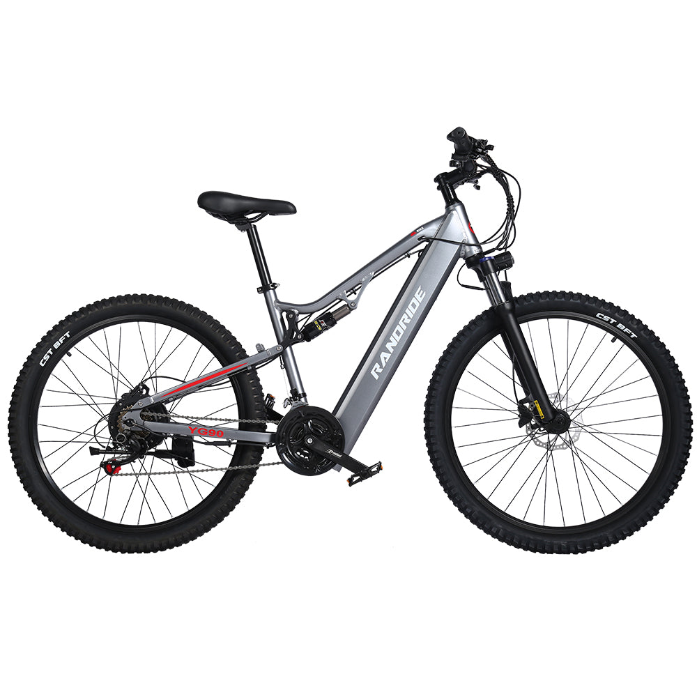 RANDRIDE YG90A Electric MTB for Adults 1000W 48V 17A Aluminium Alloy Four-link Suspension