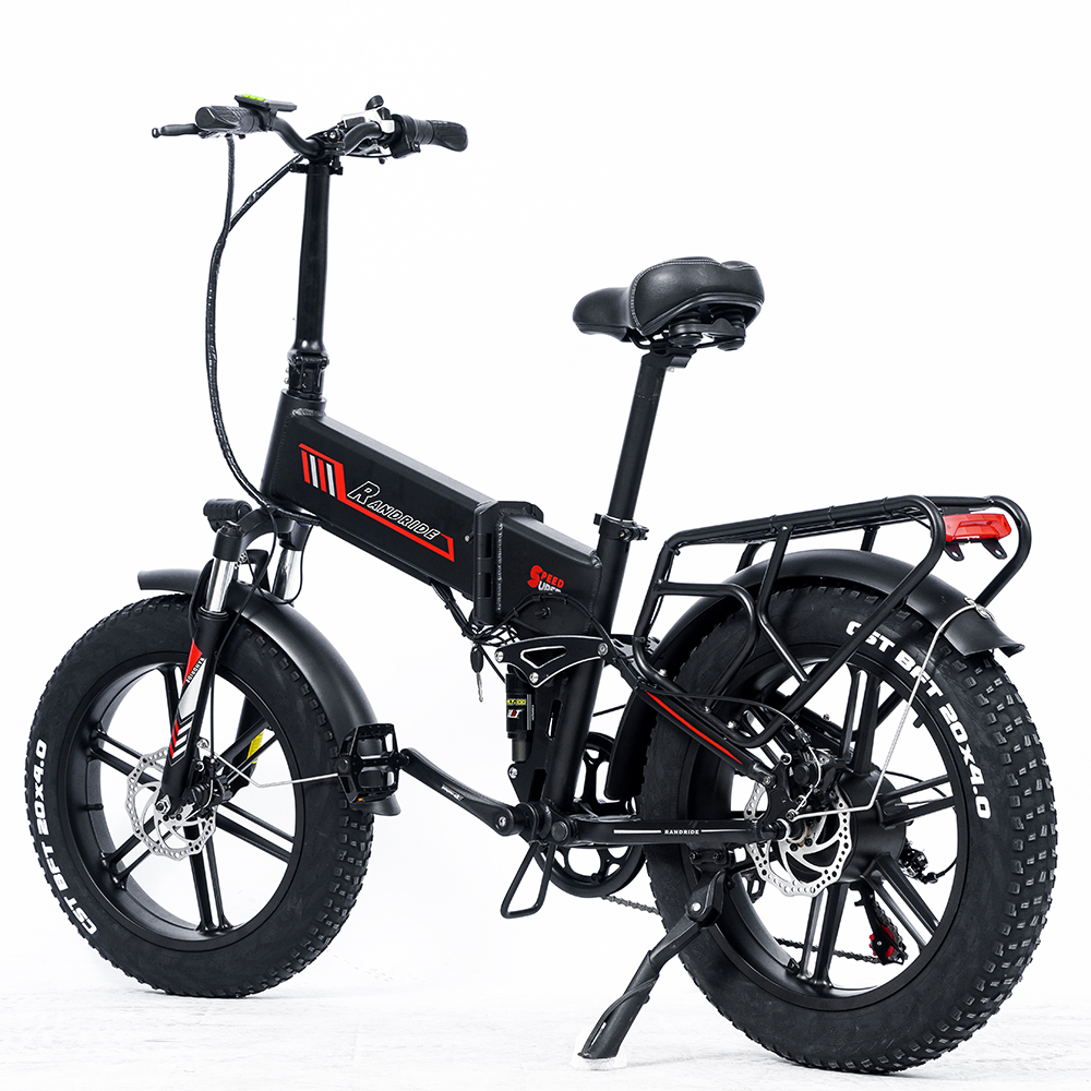 RANDRIDE YX20M Electric Bicycle 20 Inches Double Oil SpringSuspension