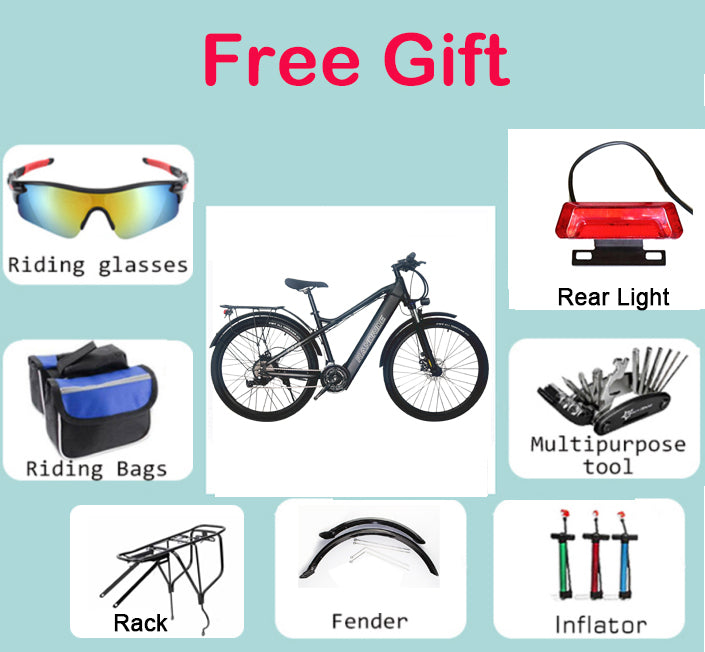 [EU] RANDRIDE YG70 City E-bike 48V 14Ah Battery 1000W Motor 45km/h Speed 27.5" tires