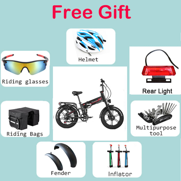 [UK] RANDRIDE YX20M-2 Fatbike 1000W*2 Dual motors 48V 20Ah 20*4.0" Tires Hydraulic brakes