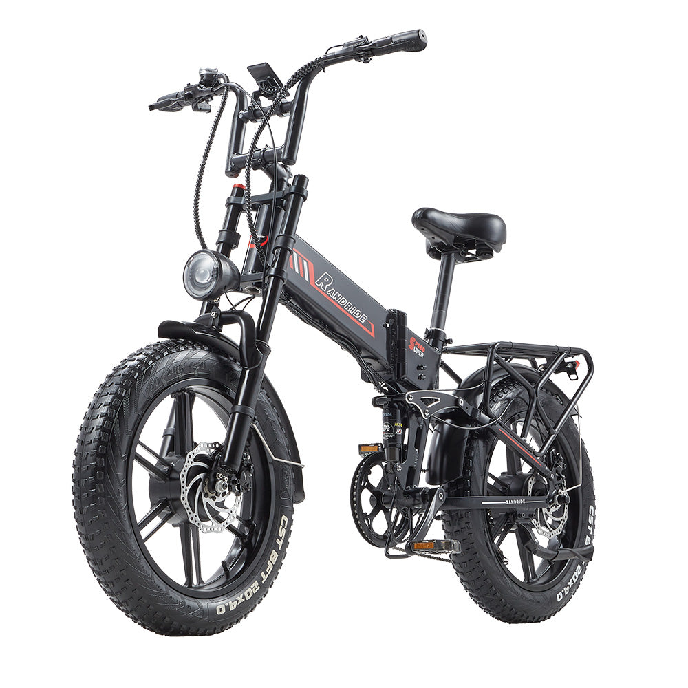 RANDRIDE YX20M-2 City Commuter Adult Electric Bicycle 1000W*2 High speed motor