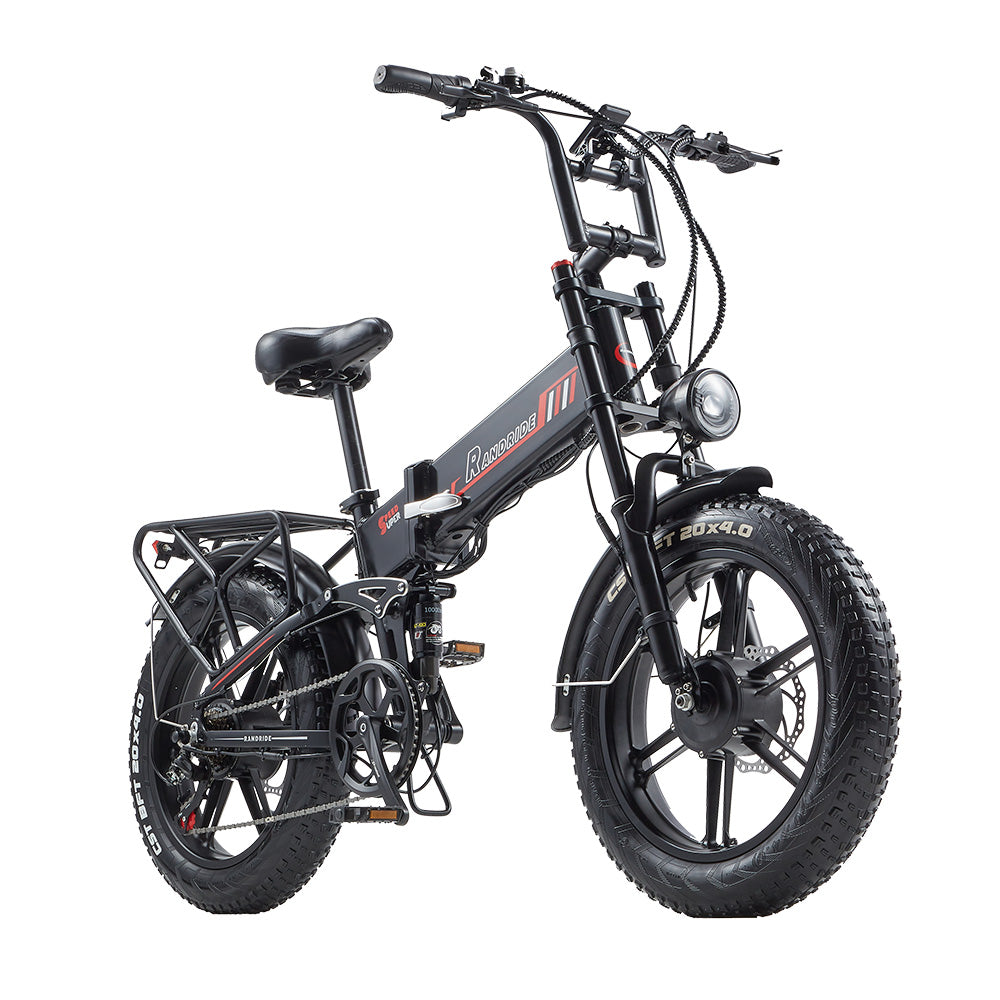 RANDRIDE YX20M-2 City Commuter Adult Electric Bicycle 1000W*2 High speed motor