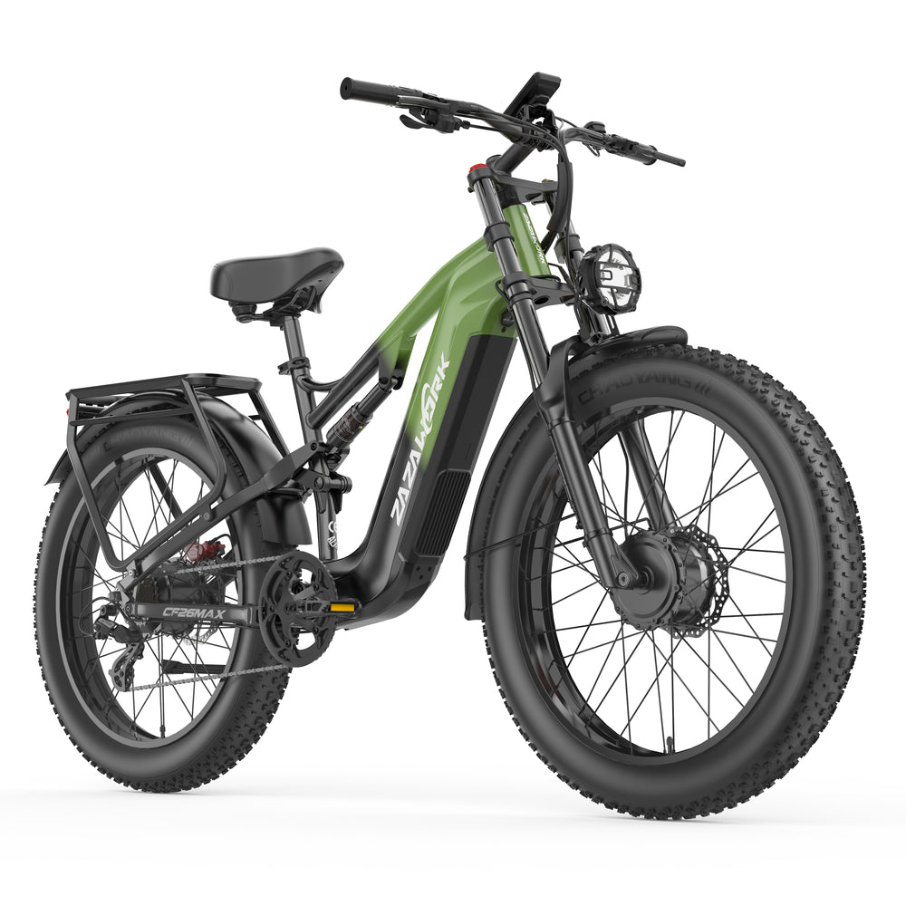 VTT électrique RANDRIDE YG90A pour adultes 1000 W 48 V 17 A en alliage d'aluminium, suspension à quatre bras
